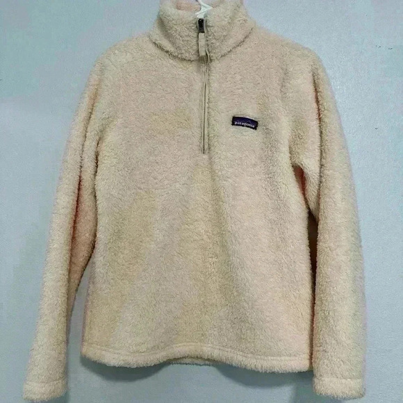 222. Patagonia Los Gatos  1/4 Zip - Blush Pink size small - Picture 3 of 6